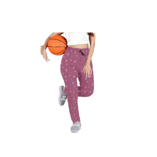 Ladies Pink Printed Lower