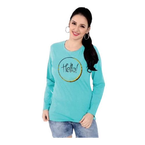 Lycra Cotton Ladies Top - Color: All