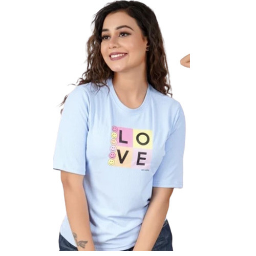 Short Sleeves Ladies T Shirt