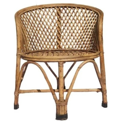 Bamboo Cane Chair - Color: Brown