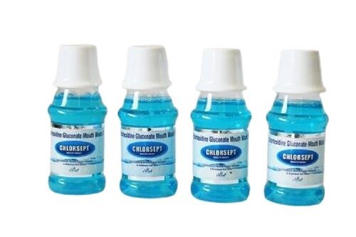 Chlorhexidine Gluconate Mouth Wash Oral Rinse - Color: Blue