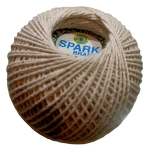 Cotton Thread Ball - Premium Quality 100% Cotton, 160m Length, Brown Color | Washable, Dyed, Texturized for Knitting