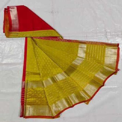 Greenleaf Zari Stepborder Saree 1