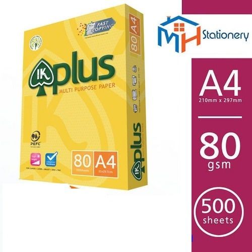 IK Plus Copy Paper A4 80 GSM