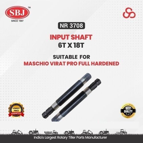 Input Shaft 6T X 18T Suitable For Maschio Virat - Color: Black