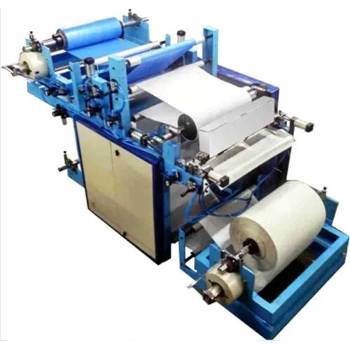 Hot Melt Coating Machine - Color: Blue