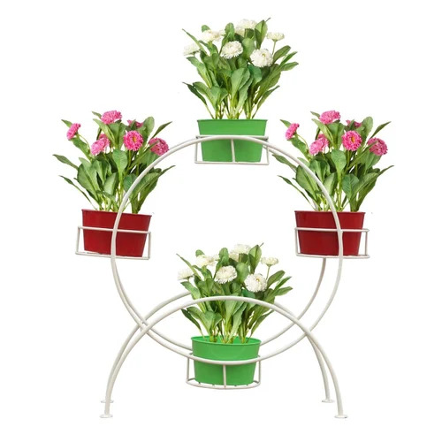 Wrought Iron Flower Pot - Application: Industrial