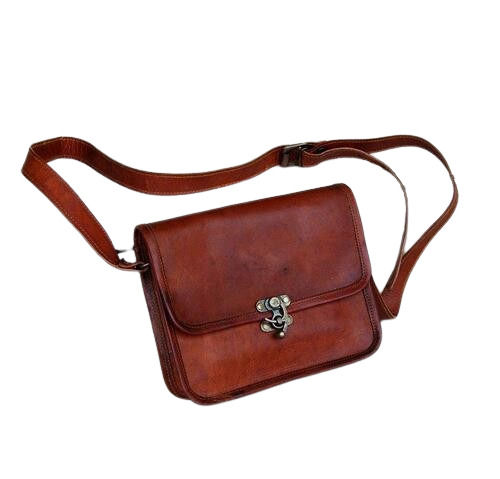 Leather Shoulder Bags - Color: Brown