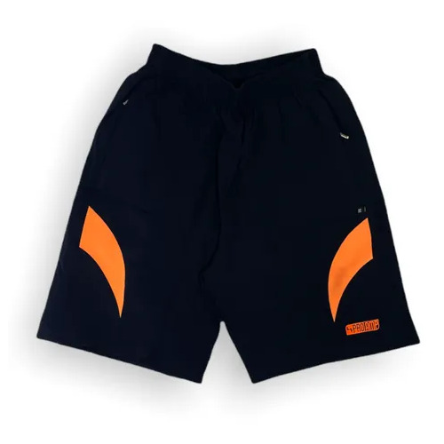 Men's Sports Shorts - Regular Fit, Solid Black Lycra Daily Wear | Comfortable and Versatile Athletic Apparel