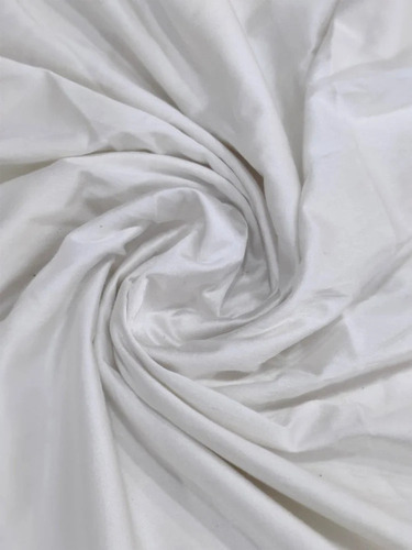 Plain White Cotton Satin Lycra Dyeable Fabric - 100 GSM 40 Inch Grey | Washable Knitted Summer & Autumn Use