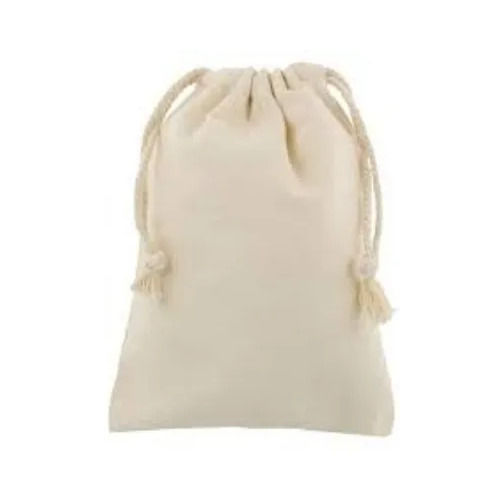 String Closure Cotton Bags