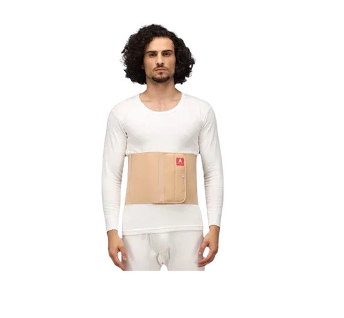 Abdominal Surgical Belt - Plastic Material, Standard Size, Beige Color | Easy to Use, Skin-Friendly, Breathable, Reusable, Portable, Regular Fit