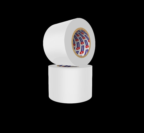 Non-Adhesive Pipe Wrapping Tape - PVC Material, White Color | Durable, Weather-Resistant, Moisture and Chemical Resistant, Easy to Apply and Wrap