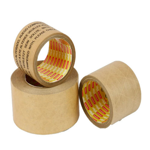 Reinforced Paper Tape - Brown Color, Water Activated Adhesive | Thin, Easy To Tear, Eco-friendly, 100% Recyclable