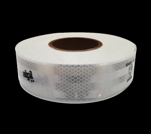Reflective Tape - 50mmx50m, Yellow/White/Red Colors | High Visibility, UV Resistance, Long Durability, Scratch-Resistant, AIS 090 Approval