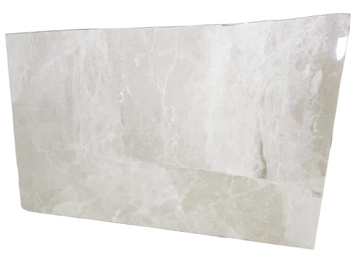 19.7mm White Marble Slab - Durable, High Strength, Scratch Resistant | Polished Finish, Ideal for Flooring Applications