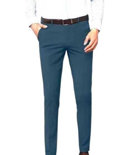 Mens Formal Trousers - Color: Dark Blue