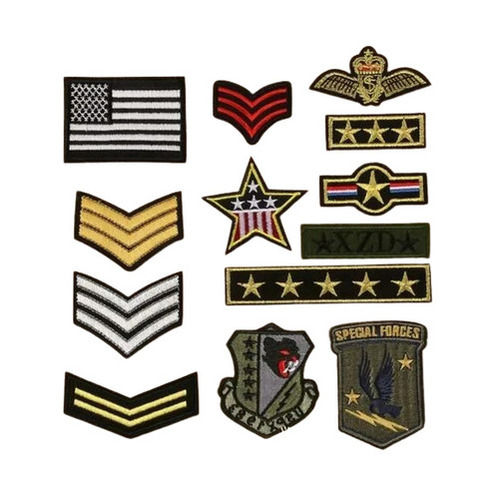 Military Badges - Color: Multi