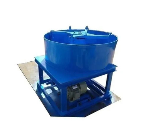 Pan Mixer Machine - Metal, 1350mm, Blue | Polished Finish, High Efficiency, Corrosion and Rust Resistance, Easy to Operate, Heavy-Duty, Manual Control System