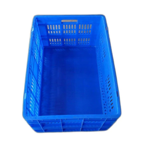 Rectangular Plastic Bakery Crates 75 Ltr - Color: Blue