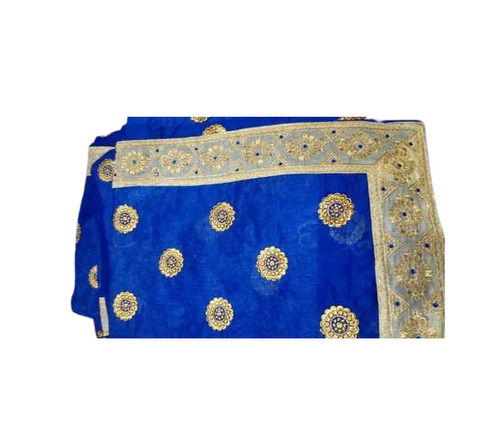 Stone Work Sarees - Color: Blue