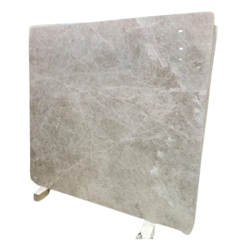 Polished Marble Slab - 13mm Thickness | Durable, Scratch Resistant, High Strength, Grey Color