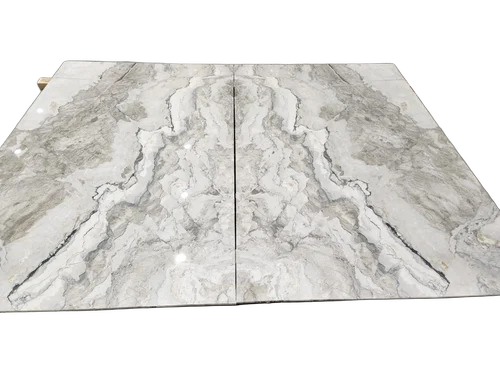 Marble Slab - 15.2 mm White Polished Surface | Durable, High Strength, Scratch Resistant