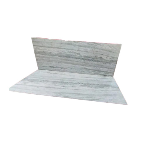15 mm Arna Marble Slab - Polished White Surface, Durable & Scratch Resistant | High Strength for Flooring Applications