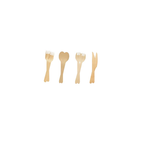 Wooden Spoon - 160mm Length, Brown Natural Wood | Eco-Friendly, Biodegradable, Smooth Finish, Lightweight, Safe for Hot and Cold Foods