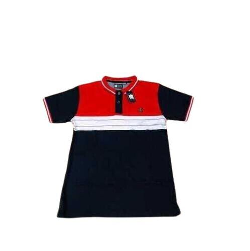 Mens Polo T-Shirt - Cotton, Customized Sizes S-XXL, Red | Comfortable Fit, Durable Fabric, Breathable Material, Adjustable Waist