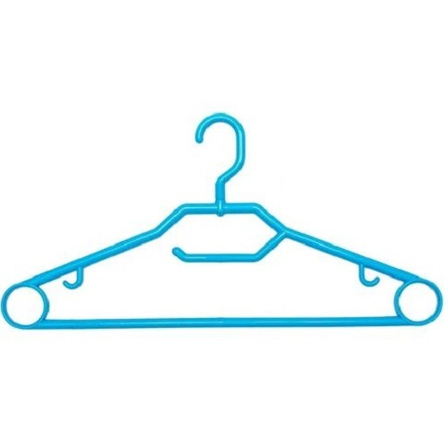 Plastic Clothes Hanger - Crack Resistant Plastic Material, Lightweight Design , Various Sizes and Colors Available
