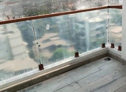 Balcony Aluminium Glass Railing - Color: Any Color