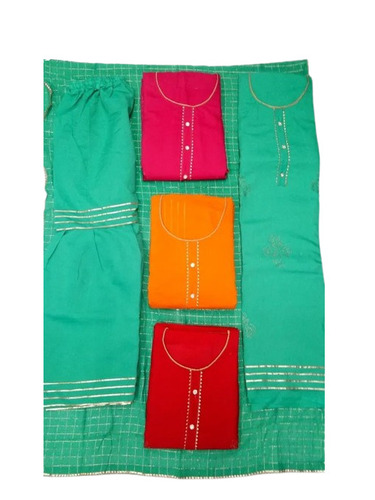 Chanderi Ladies Suit - Color: All