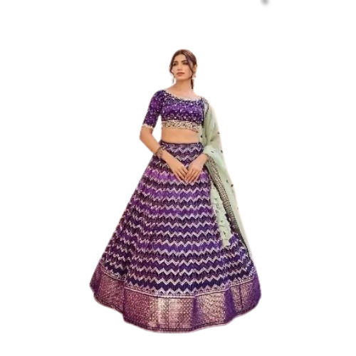 Ladies Designer Lehnga - Decoration Material: Beads