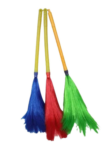 Plastic Broom - Color: Multicolor