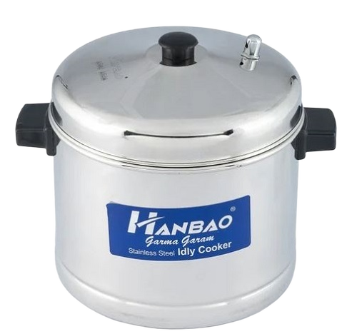 Stainless Steel Idli Cooker - Glossy Finish, Rust Resistant, Low Maintenance | Prolonged Service Life, Tested Quality, Various Sizes Available