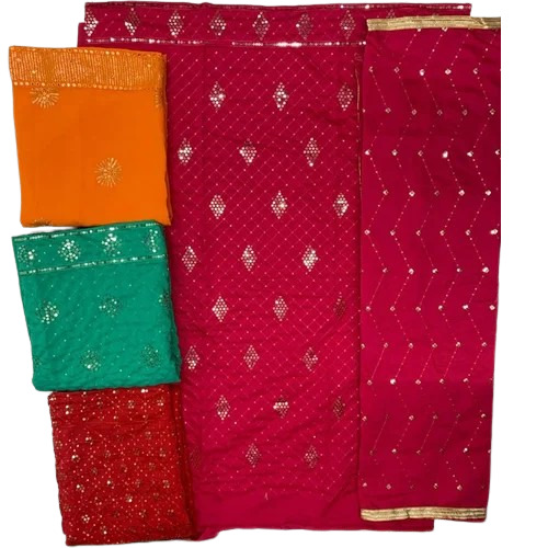 Embroidered Unstitched Ladies Cotton Salwar Suits - All Color Options | Perfect for Party Wear, Normal Salwar Design, Women''''s Fashion