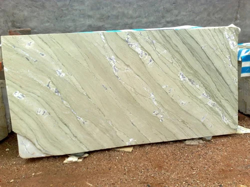 Katni Marble Slab - Durable High Strength Cream Polished Slabs | Features: Katni Marble Type Ideal for Flooring and More