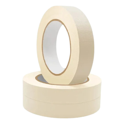 AIPL Paper Masking Tape - Paper, 1 Inch Width, White | Single-Sided Adhesive for Precision Masking in Various Applications