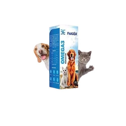 Fish3Oil Omega 3 Dogs & Cats Food - Color: Yellow