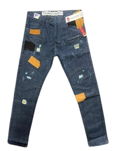 Grey Denim Jeans 100% Lightweight, Breathable Fabric Regular