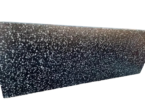 Coin Black Granite Slab - 25mm Thick, Polished Surface Finish | Durable, Scratch Resistant, Ideal for Flooring and Countertops