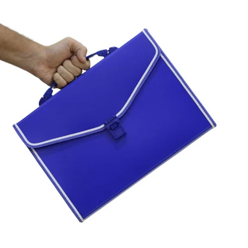 Plastic File Folder Bag With Handle - Size: Comes In Various Sizes