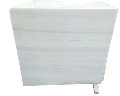 Indian White Marble Slab - Durable Scratch Resistant High Strength | Polished Finish Elegant White Color Ideal for Flooring Applications