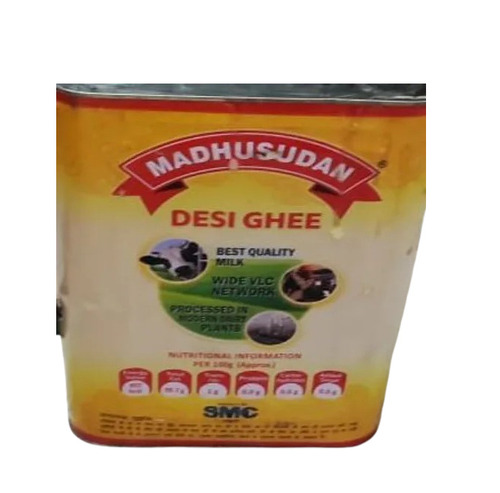 Pure Desi Ghee - 100% Pure Liquid, Premium Quality, Preservative-Free, Nutrition Enriched Essential Source of Calcium, Potassium, Vitamins, Minerals, and Proteins