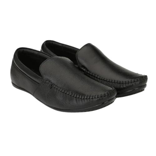 Men Black Leather Shoes 