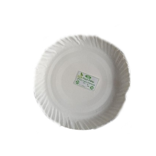 Disposable White Paper Plates