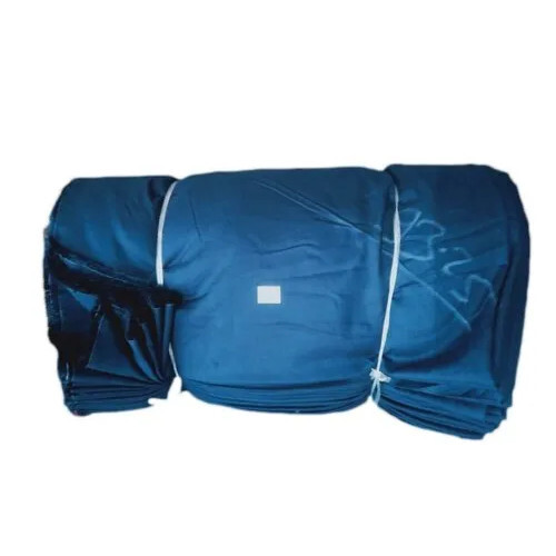 Plain Rayon Fabric - 140 GSM, 95 cm Length, Blue Color | Tear-Resistant, Hand Wash Care