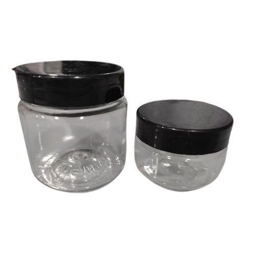 Transparent PET Jar - Customized Size, Rigid Durability | Clear Visibility, Lightweight, Shatter-Resistant, Easy Labeling