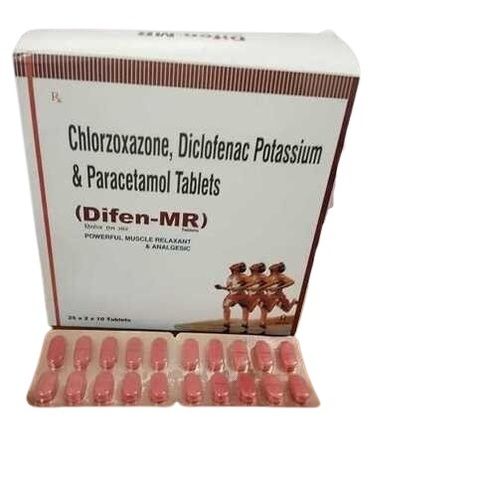 Paeacetamol Diclofenac Potassium Chlorzoxazone Tablets - Product Type: General Medicines